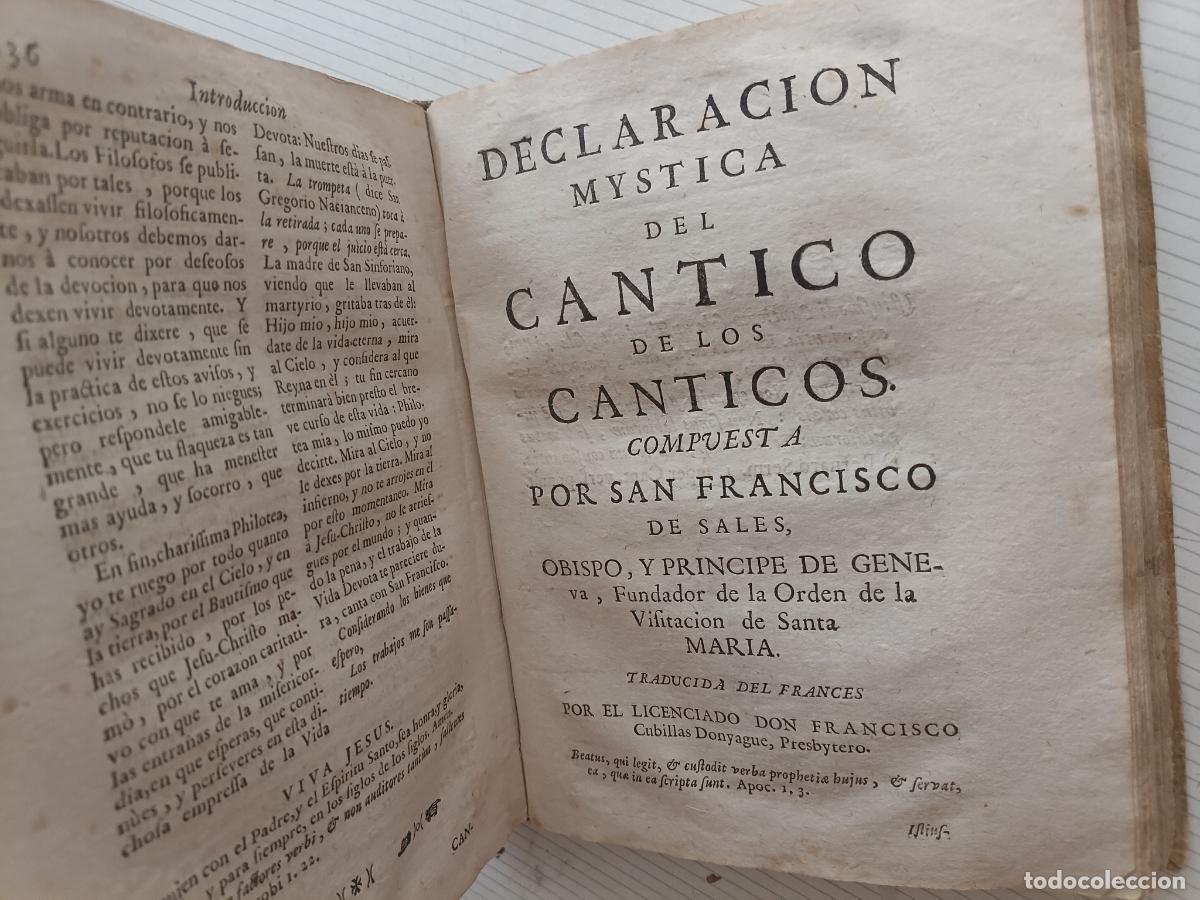 Libros antiguos: INTRODUCCION A LA VIDA DEVOTA DE S. FRANCISCO DE SALES - Foto 8