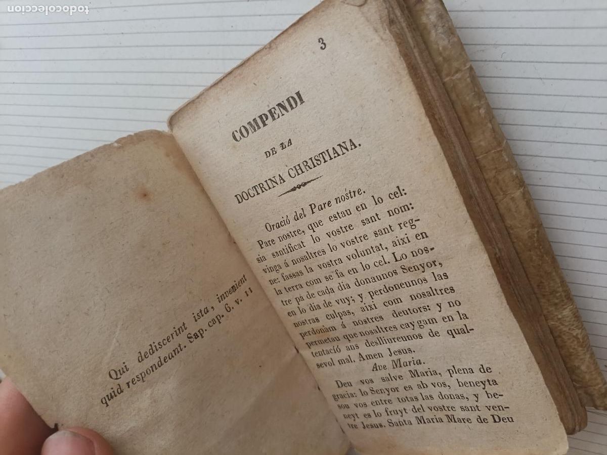 Libros antiguos: MATARO - COMPENDI &Oacute; BREU EXPLICACI&Oacute; DE LA DOCTRINA CRISTIANA EN FORMA DE DI&Aacute;LOGO ENTRE PARE Y FILL