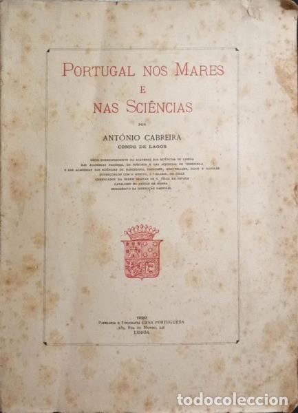 Libros antiguos: CABREIRA. (Ant&oacute;nio) - PORTUGAL NOS MARES E NAS SCIENCIAS.