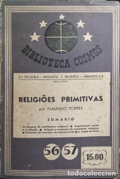 Libri antichi: TORRES. (Flausino) - RELIGI&Otilde;ES PRIMITIVAS.