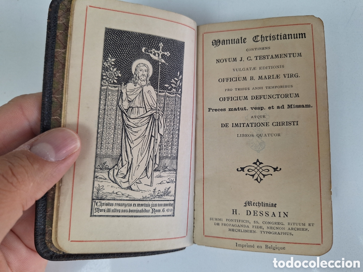 Libros antiguos: Manuale Christianum, Dessain,1923