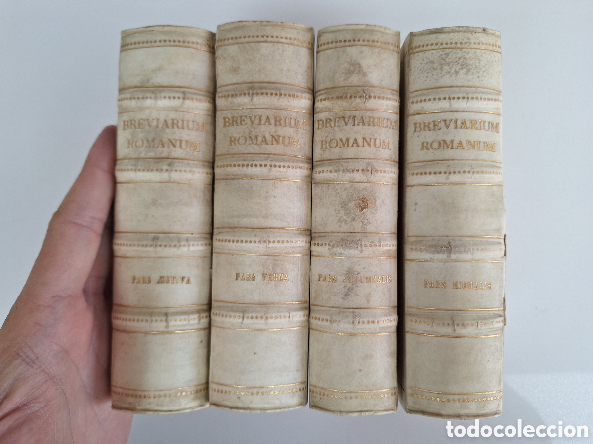 Libros antiguos: UNICO! Breviarium Romanum, 4 vols, Pustet, a&ntilde;o 1900