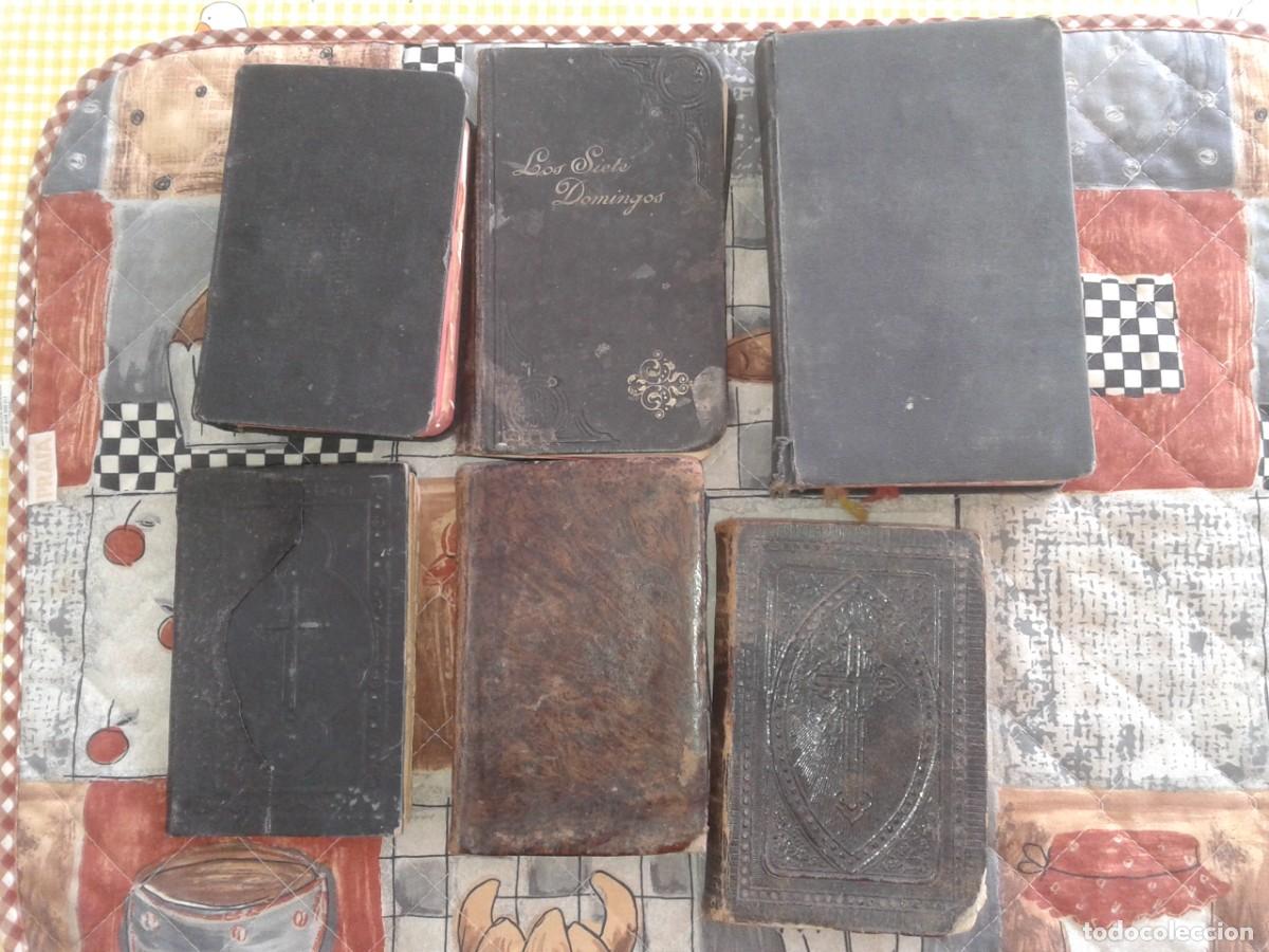 Libros antiguos: LOTE DE 6 MISALES, TIENEN VARIOS DA&Ntilde;OS,PODR&Iacute;A FALTAR ALGUNA P&Aacute;GINA, VER FOTOS, LR1