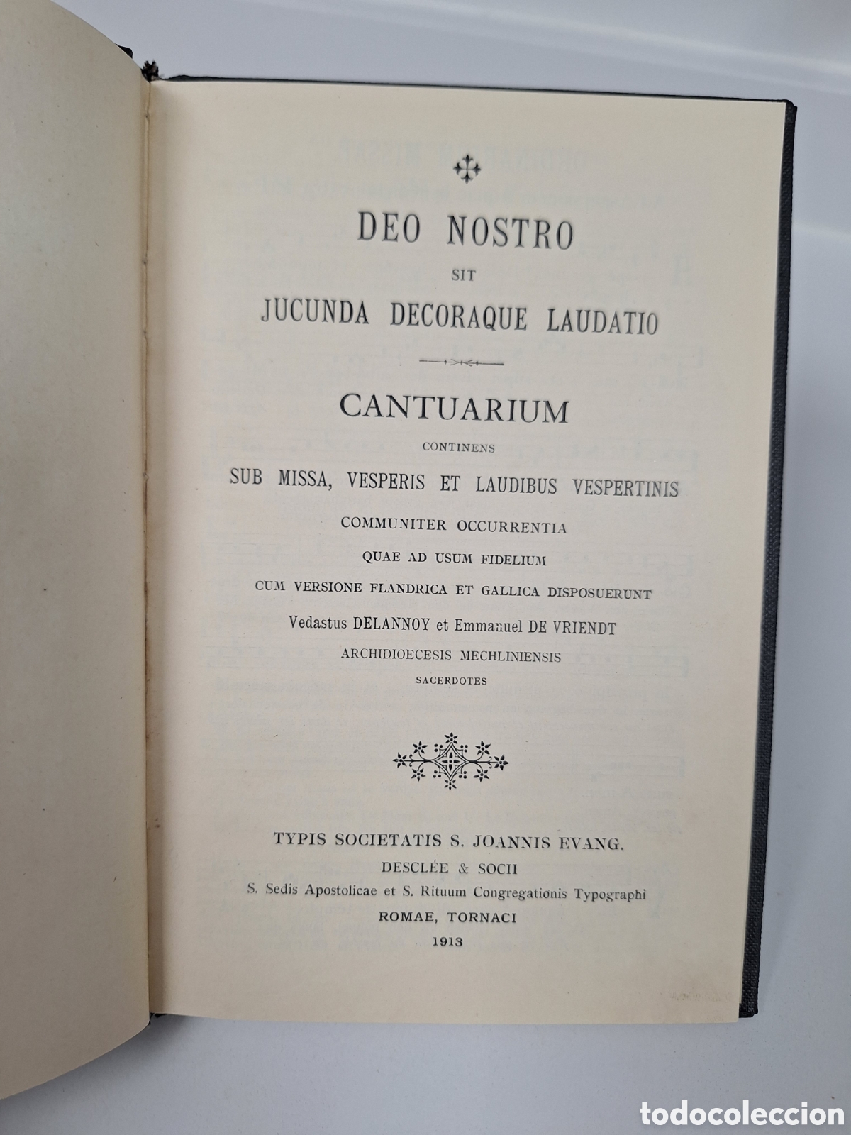 Libros antiguos: Deo Nostro sit Jucunda Decoraque Laudatio, Desclee, 1913