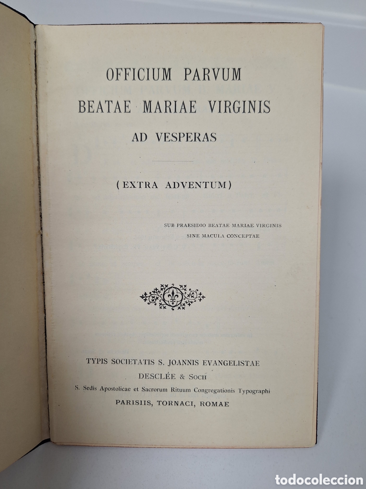 Libros antiguos: Officium Parvum Beatae Mariae Virginis, Desclee, 1924