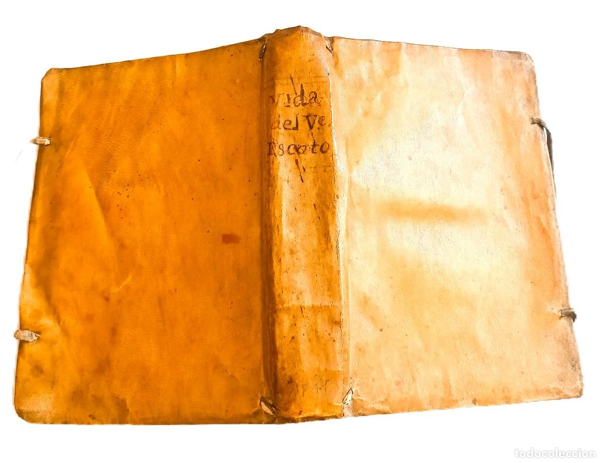 Libros antiguos: A&ntilde;o 1741. Vida del Venerable Padre Juan Dunsio Escoto