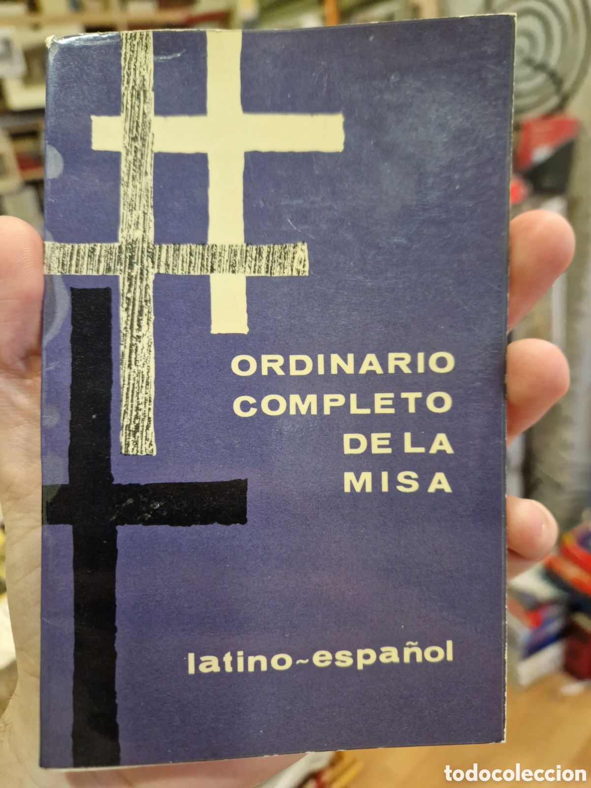 Libros antiguos: MART&Iacute;NEZ, Dionisio. Ordinario completo de la Misa latino-espa&ntilde;ol