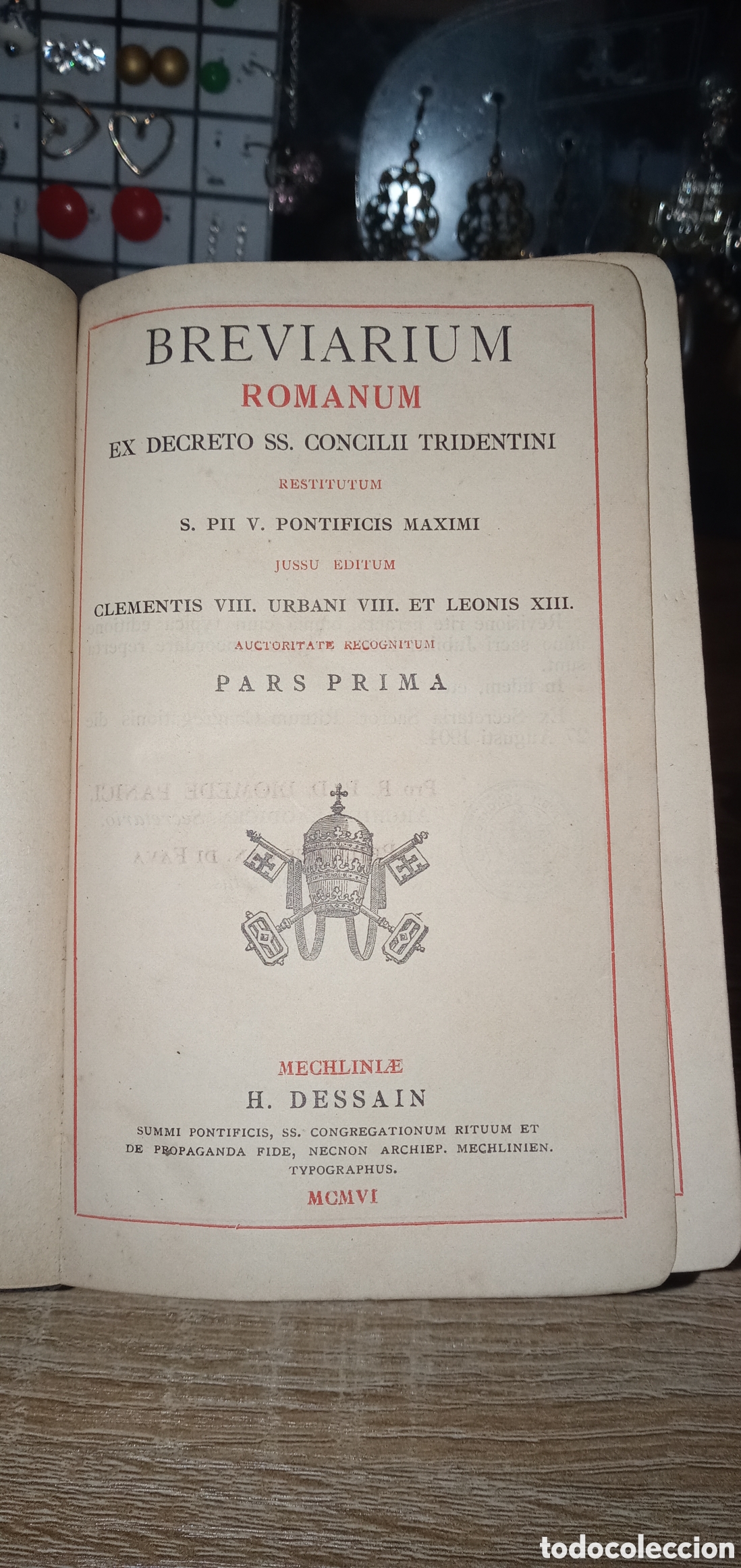 Libros antiguos: Libro antiguo en lat&iacute;n - Foto 3