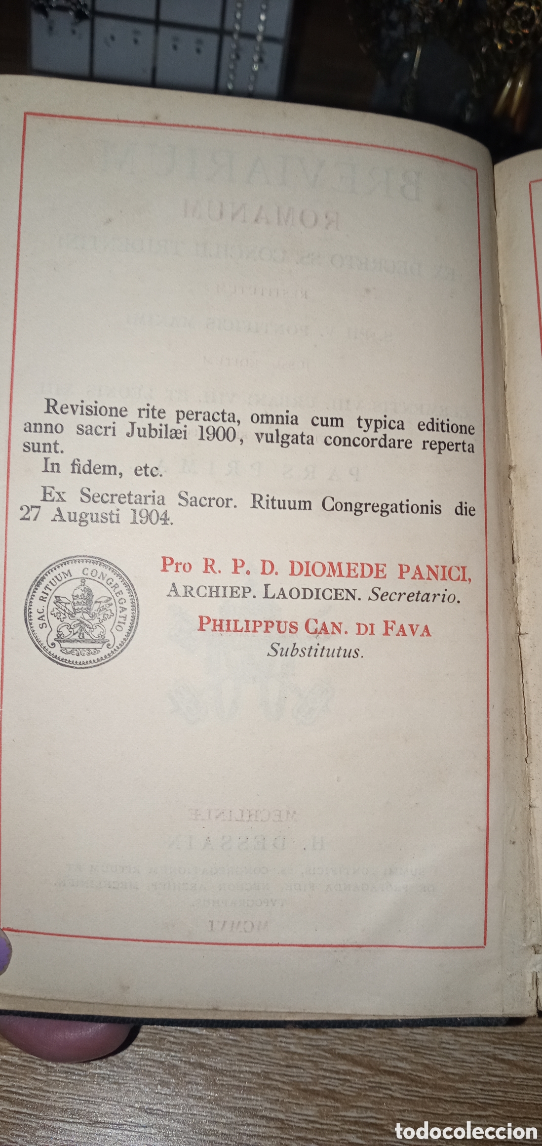 Libros antiguos: Libro antiguo en lat&iacute;n - Foto 4