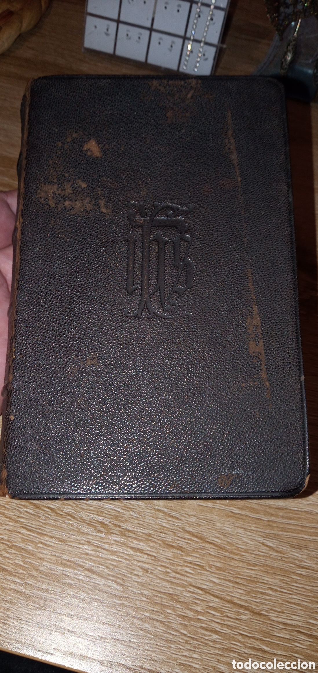 Livres anciens: Libro antiguo en lat&iacute;n