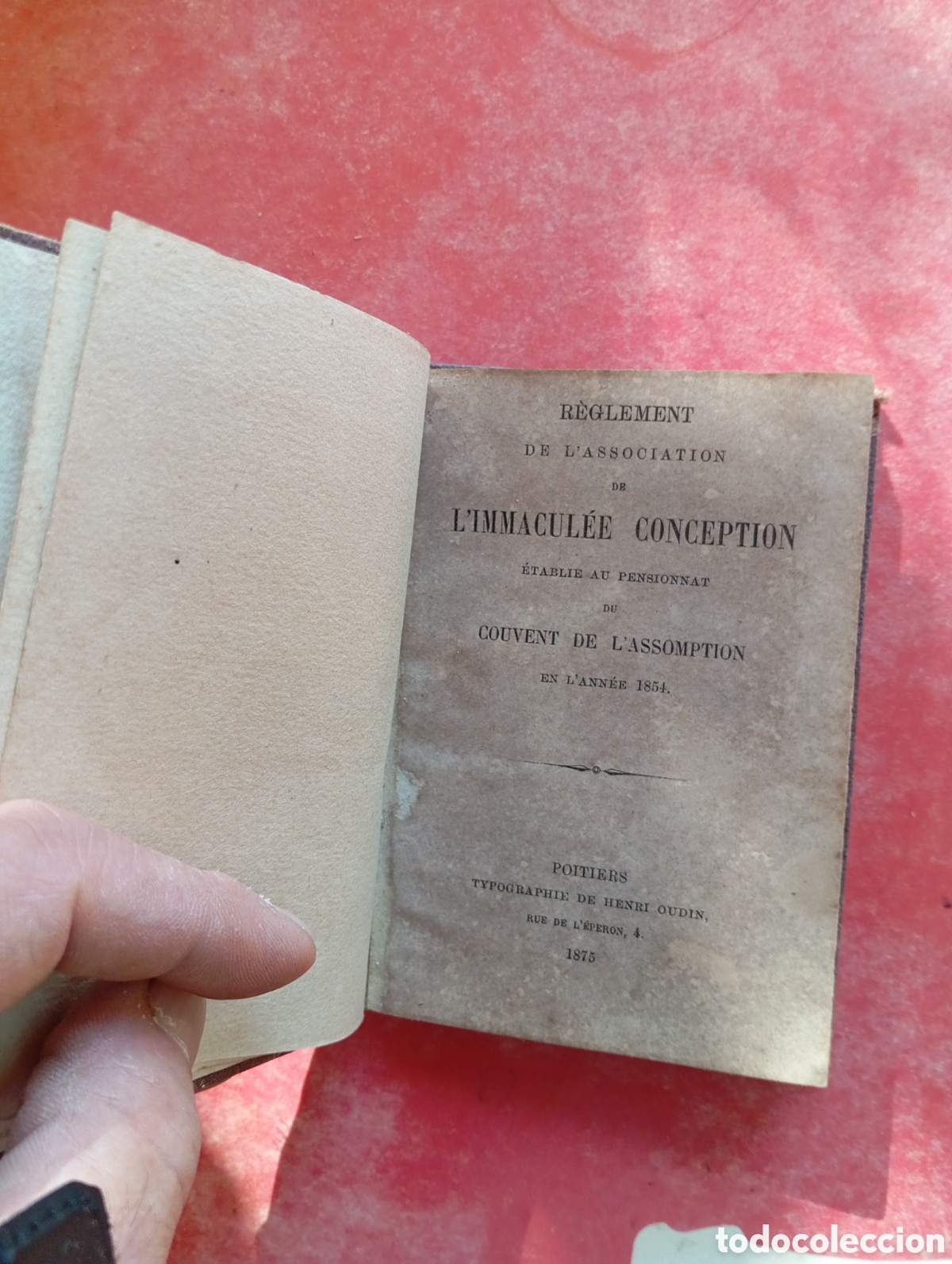 Libros antiguos: LIBRO EN FRANC&Eacute;S 1875 LA INMACULADA CONCEPCI&Oacute;N - Foto 3