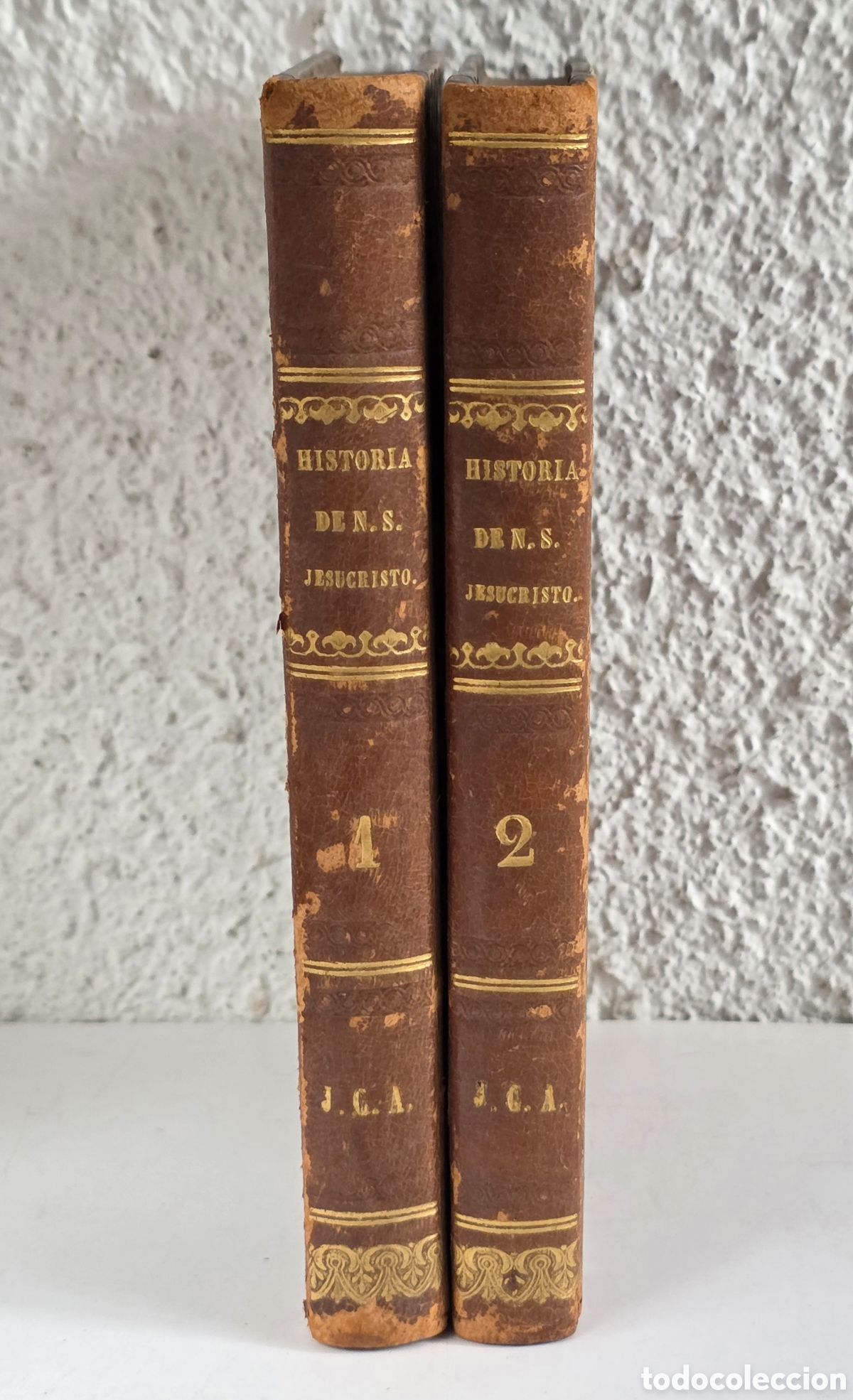 Livres anciens: Historia de Nuestro Se&ntilde;or Jesucristo - F. L. de Stolberg 1844 Madrid - Religi&oacute;n
