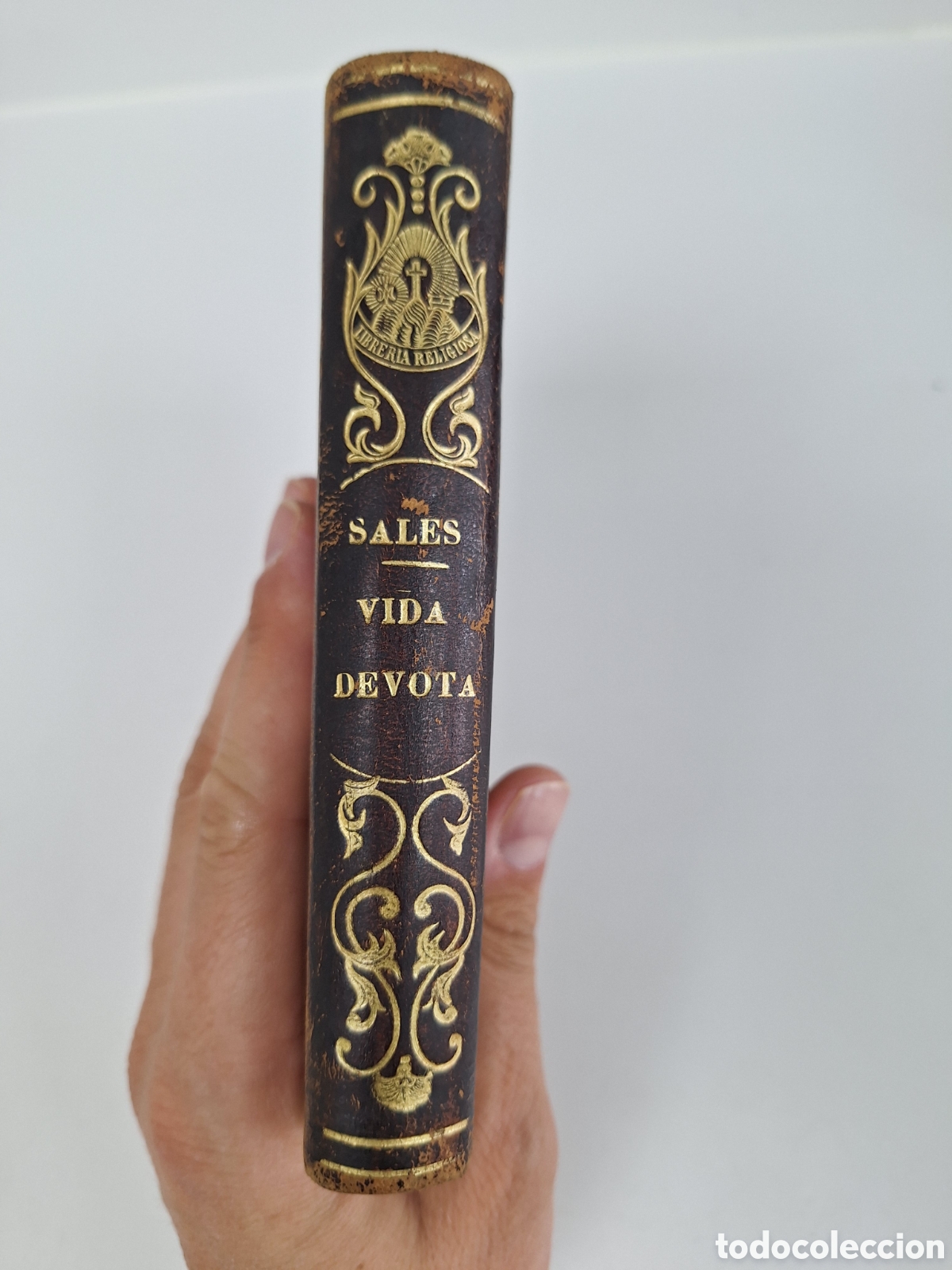 Old books: SAN FRANCISCO DE SALES, Vida devota, a&ntilde;o 1880