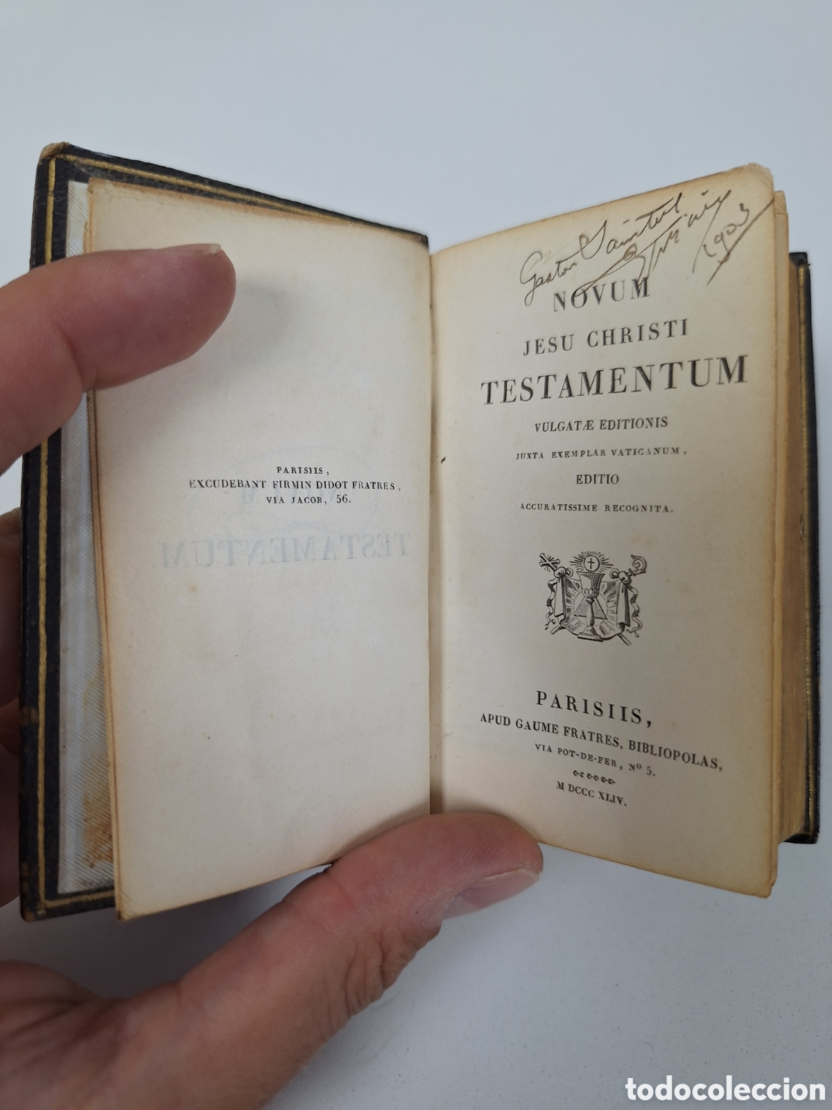 Livres anciens: Novum Jesu Christi Testamentum, Vulgatae Editionis, 1844
