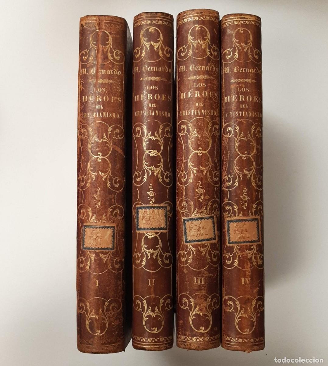 Livres anciens: LOS H&Eacute;ROES DEL CRISTIANISMO A TRAVES DE LAS EDADES - BERNARDO, MARIA