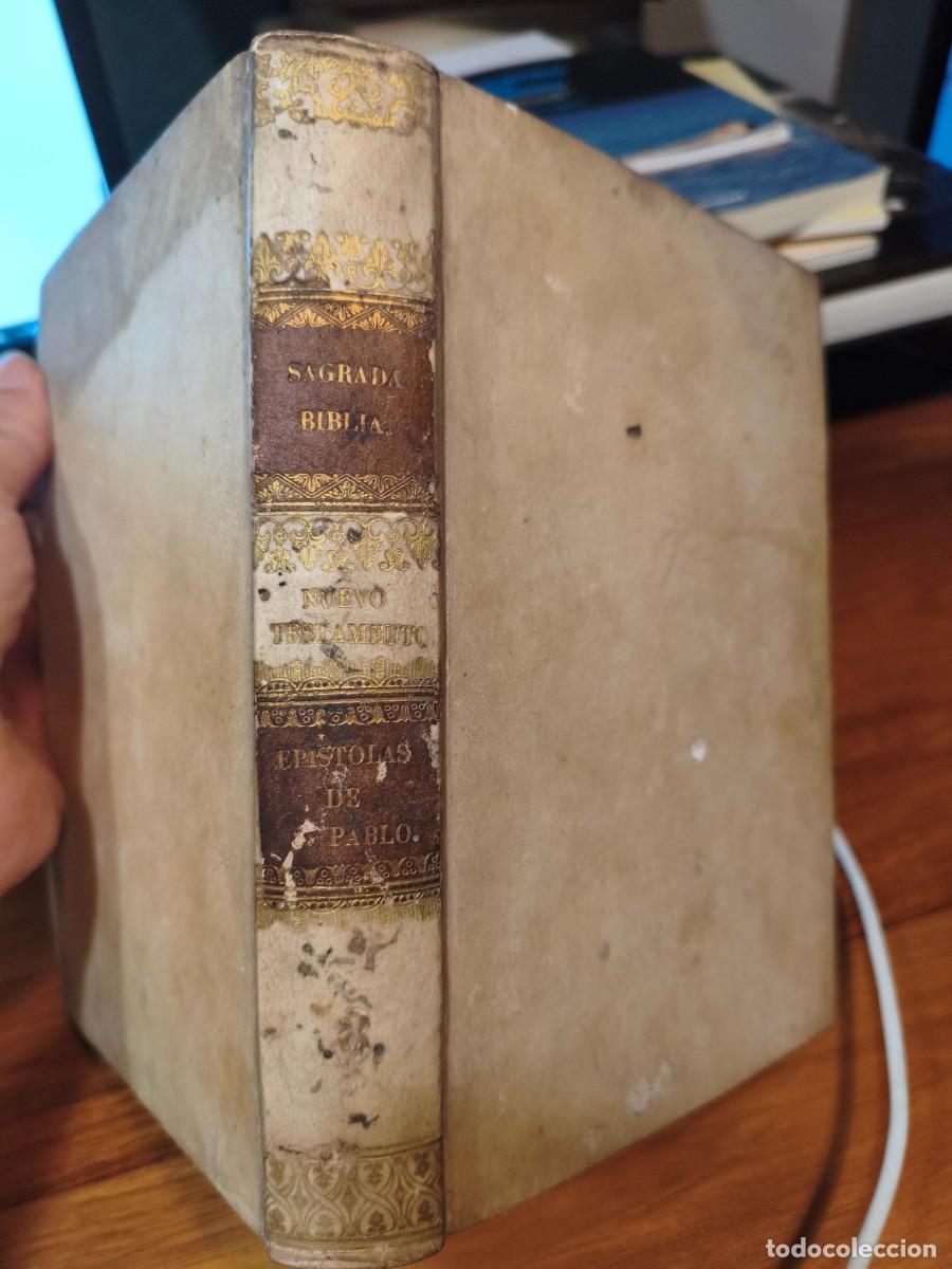 Libros antiguos: 1848 SCIO SAN MIGUEL LA BIBLIA TOMO III LAS EPISTOLAS DE SAN PABLO NUEVO TESTAMENTO SEGOVIA
