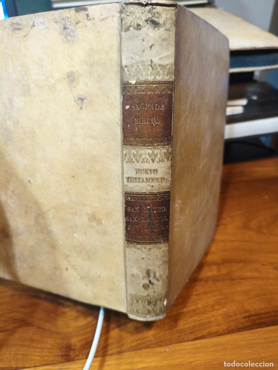 Libros antiguos: 1846 SCIO SAN MIGUEL LA BIBLIA TOMO I SAN MATEO MARCOS LUCAS NUEVO TESTAMENTO