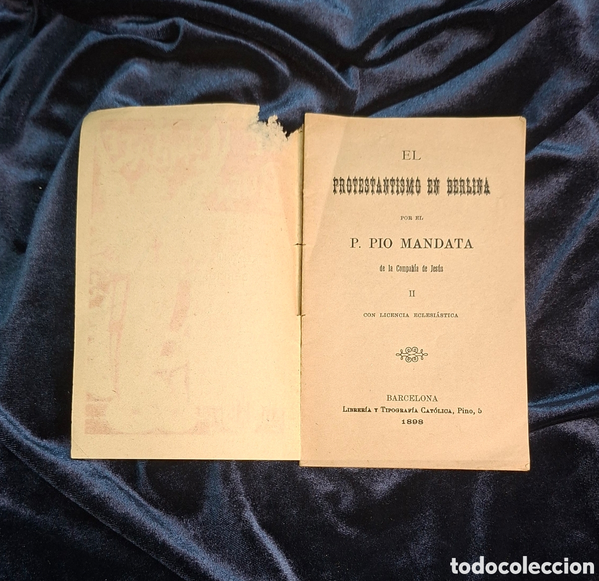 Libros antiguos: El Protestantismo en Berl&iacute;n, 1898 - Foto 9