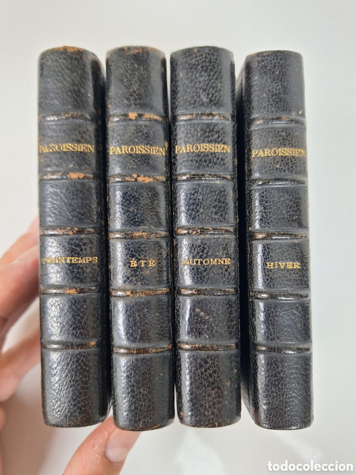 Libros antiguos: Rare Set Complet 4 Volumes &ndash; Paroissien Romain (1902) - Les 4 Saisons