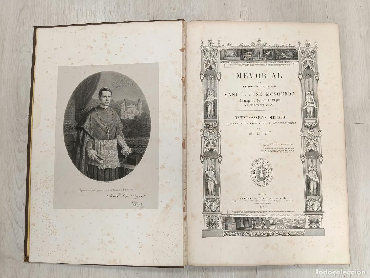 Libros antiguos: Memorial del Ilustr&iacute;simo y Reverend&iacute;simo Se&ntilde;or Manuel Jos&eacute; Mosquera.
