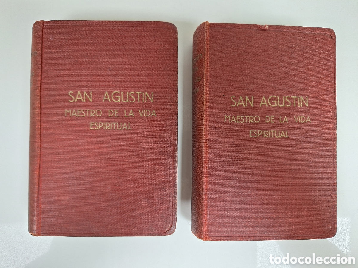 Libros antiguos: SAN AGUSTIN, Maestro de la vida espiritual, 1930