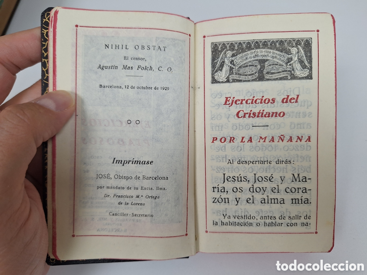 Libros antiguos: Ejercicios piadosos. Devocionario, 1929 - Foto 7