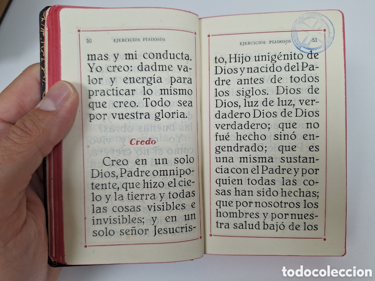 Libros antiguos: Ejercicios piadosos. Devocionario, 1929 - Foto 8