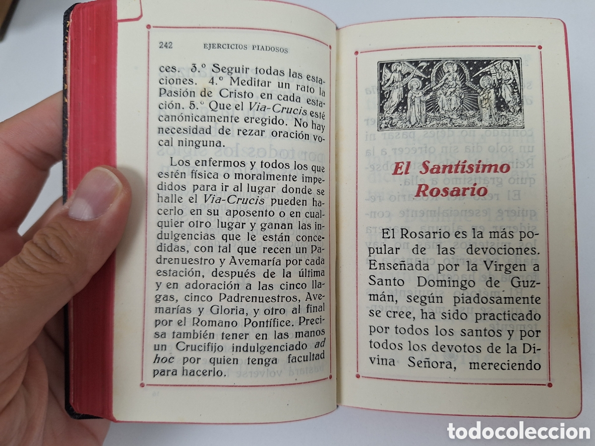 Libros antiguos: Ejercicios piadosos. Devocionario, 1929 - Foto 9