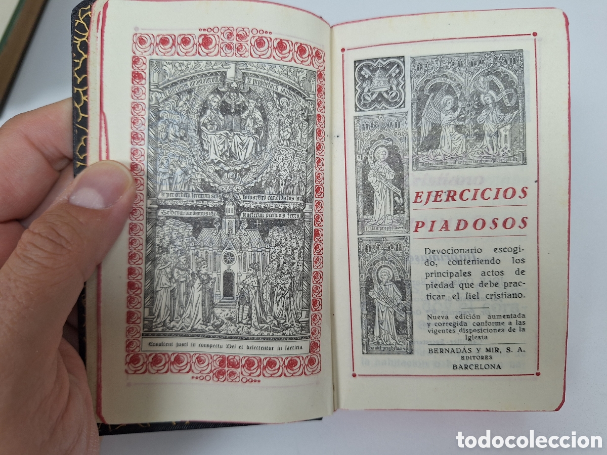 Libros antiguos: Ejercicios piadosos. Devocionario, 1929