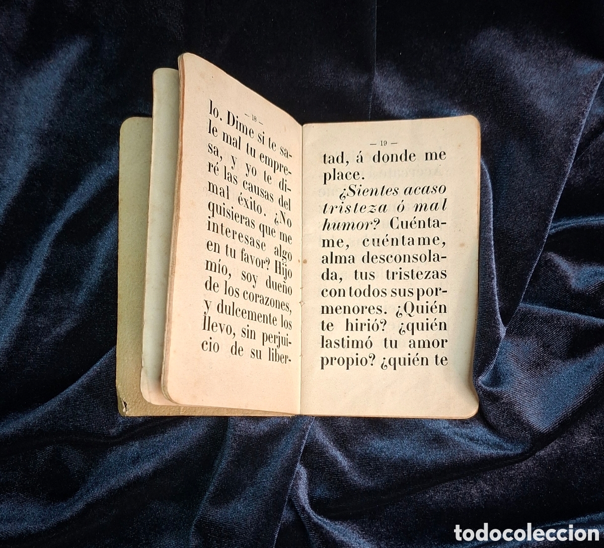 Libros antiguos: Quince Minutos en Compa&ntilde;&iacute;a de Jes&uacute;s Sacramentado y Estaci&oacute;n al Sant&iacute;simo Sacramento | Barcelona 1900