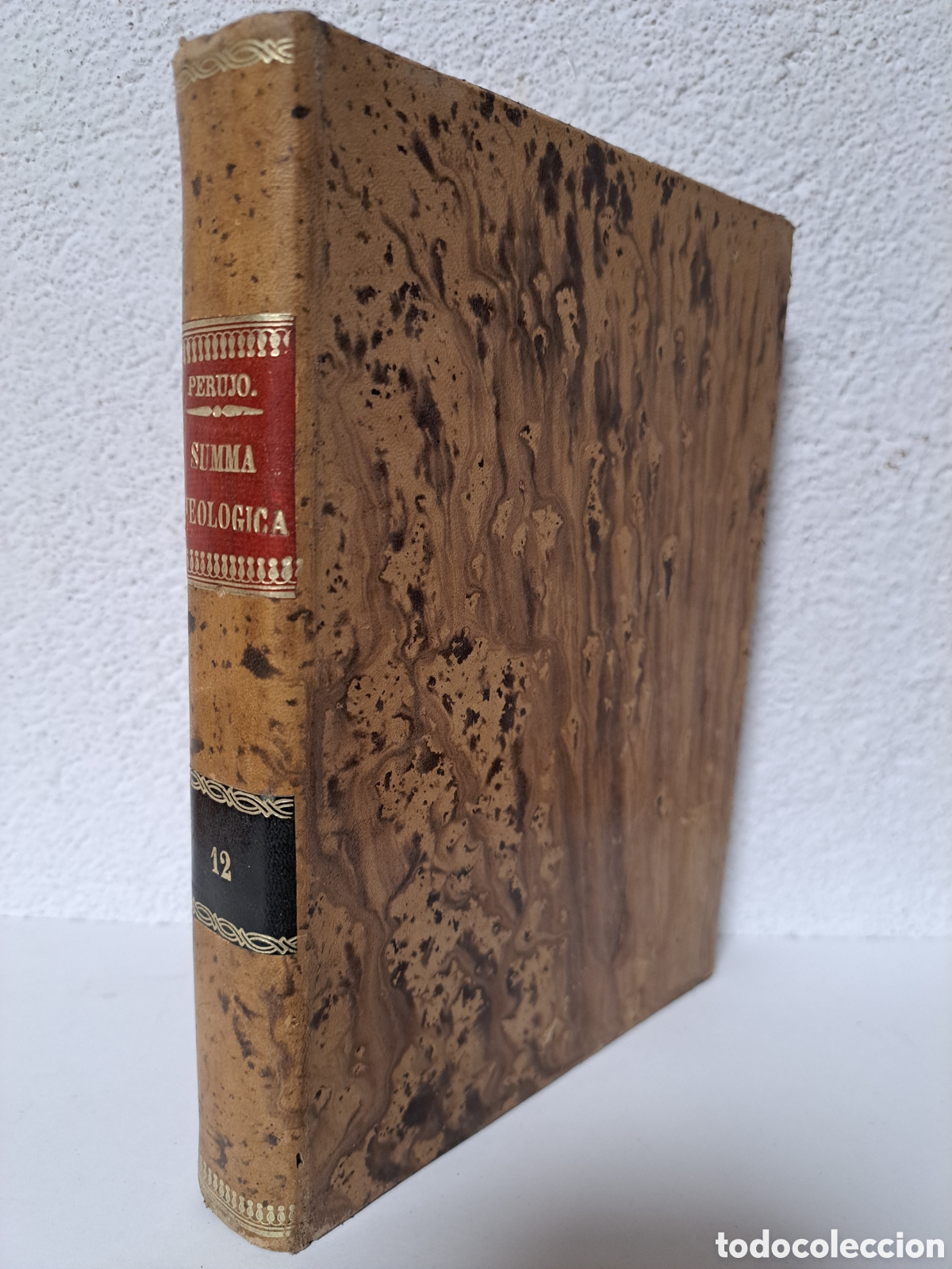 Libros antiguos: SUMMA THEOLOGICA, TOMO DUODECIMO - THOMAE AQUINATIS - 1883, EDICION A CARGO DE N. A. PERUJO