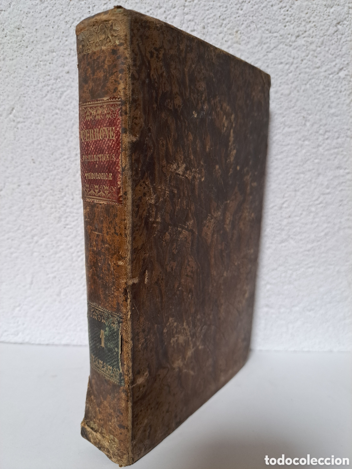 Libros antiguos: PRAELECTIONES THEOLOGICAE, TOMO I - JOANNES PERRONE - 1860