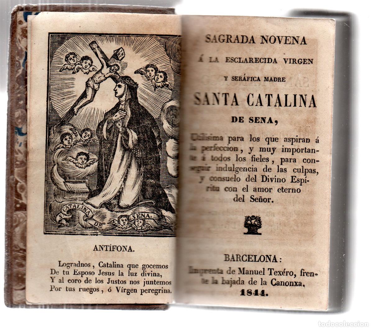 Libros antiguos: Recopilaci&oacute;n de Novenas en un solo volumen.