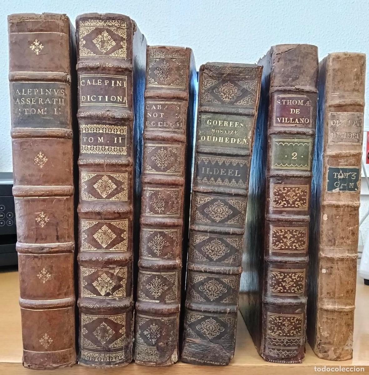 Libros antiguos: LOTE DE 6 LIBROS PARA DECORACI&Oacute;N, SIGLO XVII.
