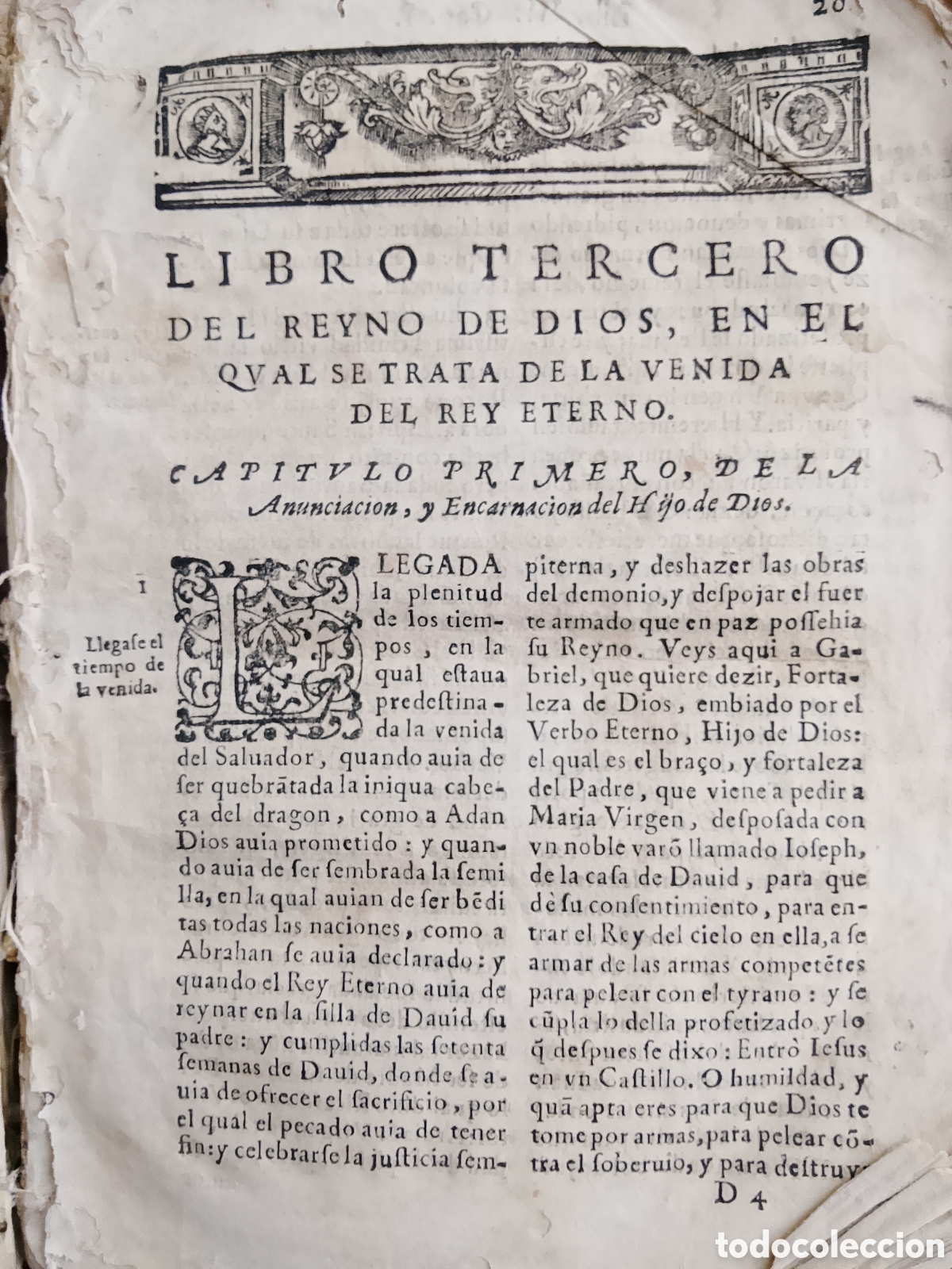 Libros antiguos: El Reyno de Dios -S.XVII-327 pag-San Ignacio, Xauier,Fray Gil,S.Fco Letran- Demonologia-pergamino
