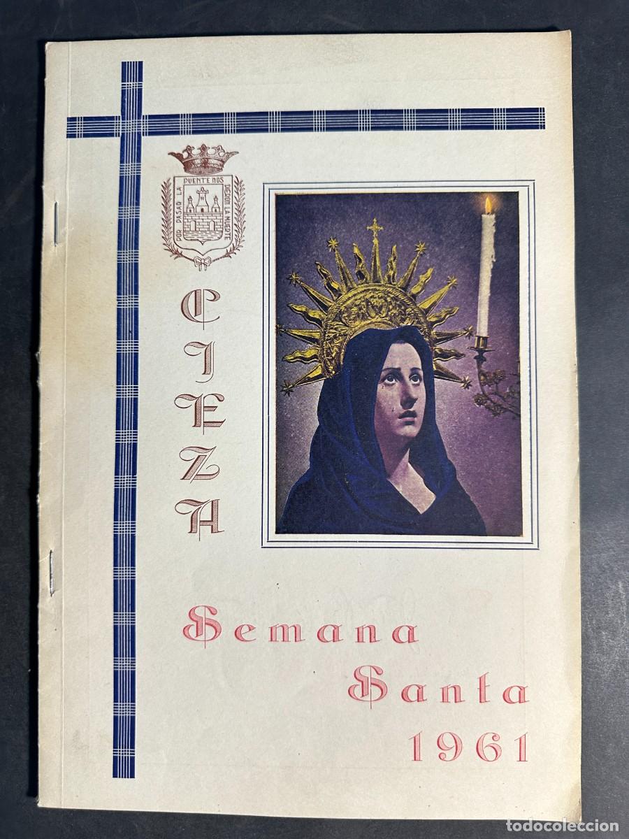 Libros antiguos: Programa Oficial de Semana Santa - Cieza 1961 - Murcia