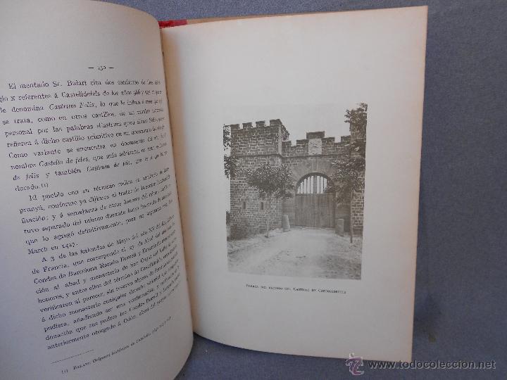 Libros antiguos: EL CASTILLO Y LA BARONIA DE ARAMPRUNYA - Foto 5