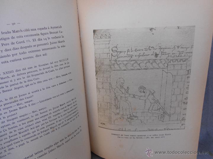 Libros antiguos: EL CASTILLO Y LA BARONIA DE ARAMPRUNYA - Foto 6