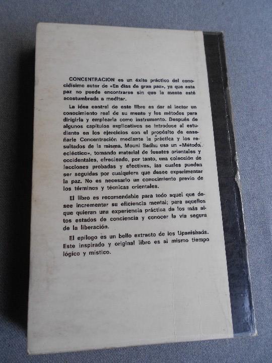 Libros antiguos: TECNICAS DE CONCENTRACION - Foto 4