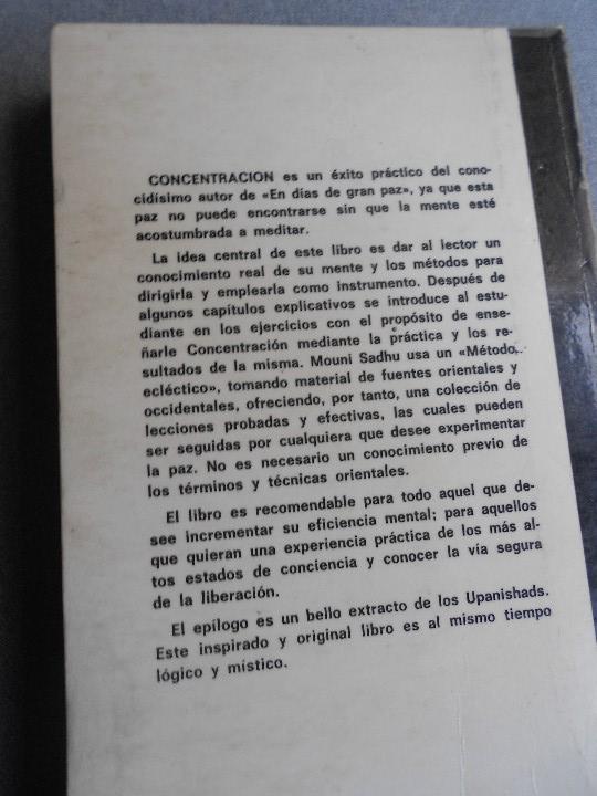 Libros antiguos: TECNICAS DE CONCENTRACION - Foto 5