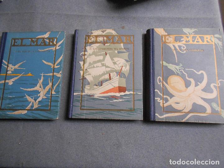 Libros antiguos: EL MAR. TRES TOMOS - Foto 1