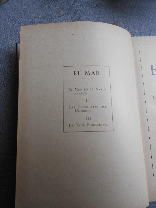 Libros antiguos: EL MAR. TRES TOMOS - Foto 13