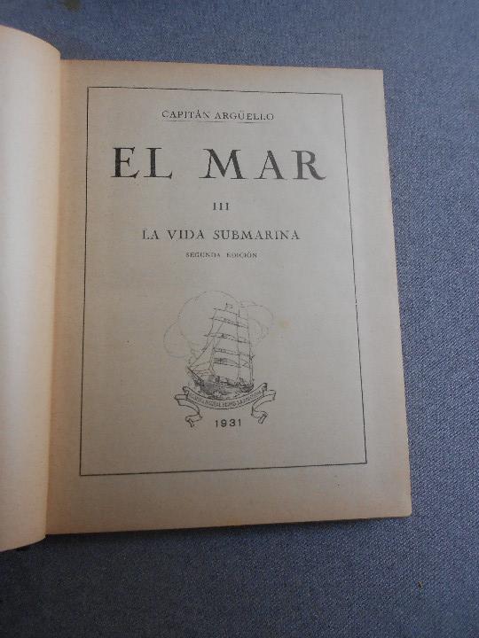 Libros antiguos: EL MAR. TRES TOMOS - Foto 24