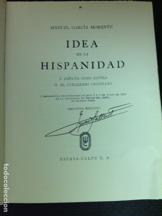 Libros antiguos: Idea de la Hispanidad - Foto 2