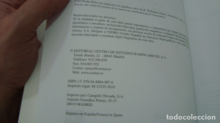 Libros antiguos: Encrucijadas Antropol&oacute;gicas - Foto 2