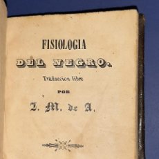 Libri antichi: FISIOLOGÍA DEL NEGRO MADRID 1842 RARO MINIATURA