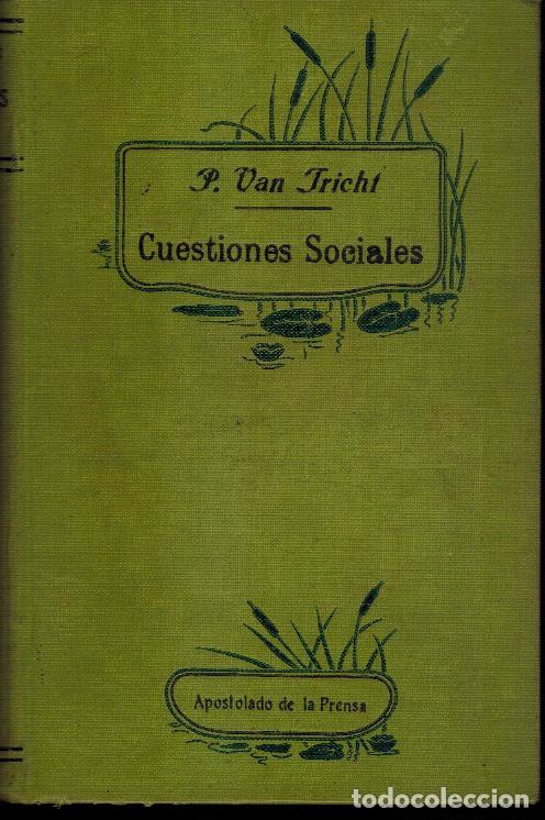 Libros antiguos: CUESTIONES SOCIALES - Foto 1