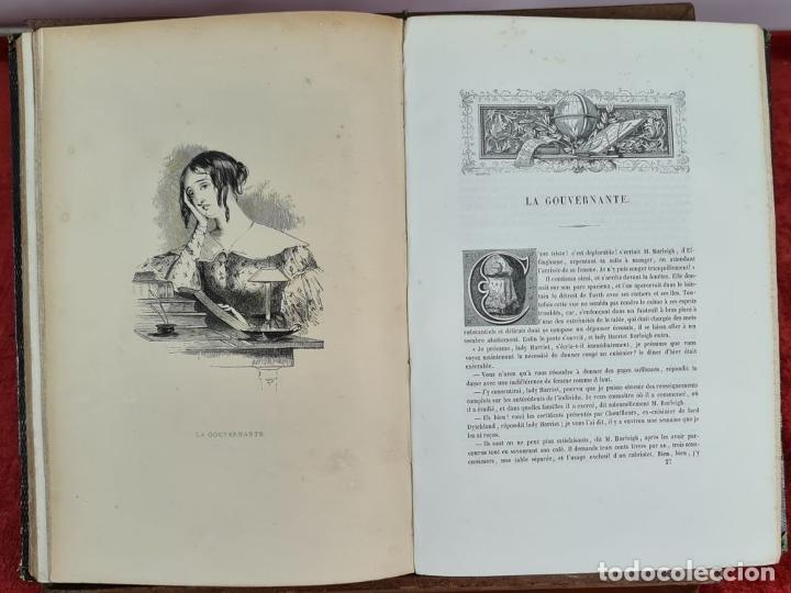 Libros antiguos: LES ANGLAIS. CATEDRATICOS LITERARIOS INGLESES. 2 VOL. L. CURMER. 1840. - Foto 3 - 293591948