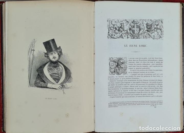 Libros antiguos: LES ANGLAIS. CATEDRATICOS LITERARIOS INGLESES. 2 VOL. L. CURMER. 1840. - Foto 4 - 293591948