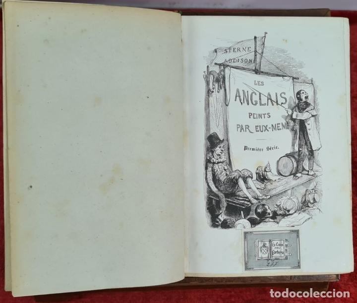 Libros antiguos: LES ANGLAIS. CATEDRATICOS LITERARIOS INGLESES. 2 VOL. L. CURMER. 1840. - Foto 7 - 293591948